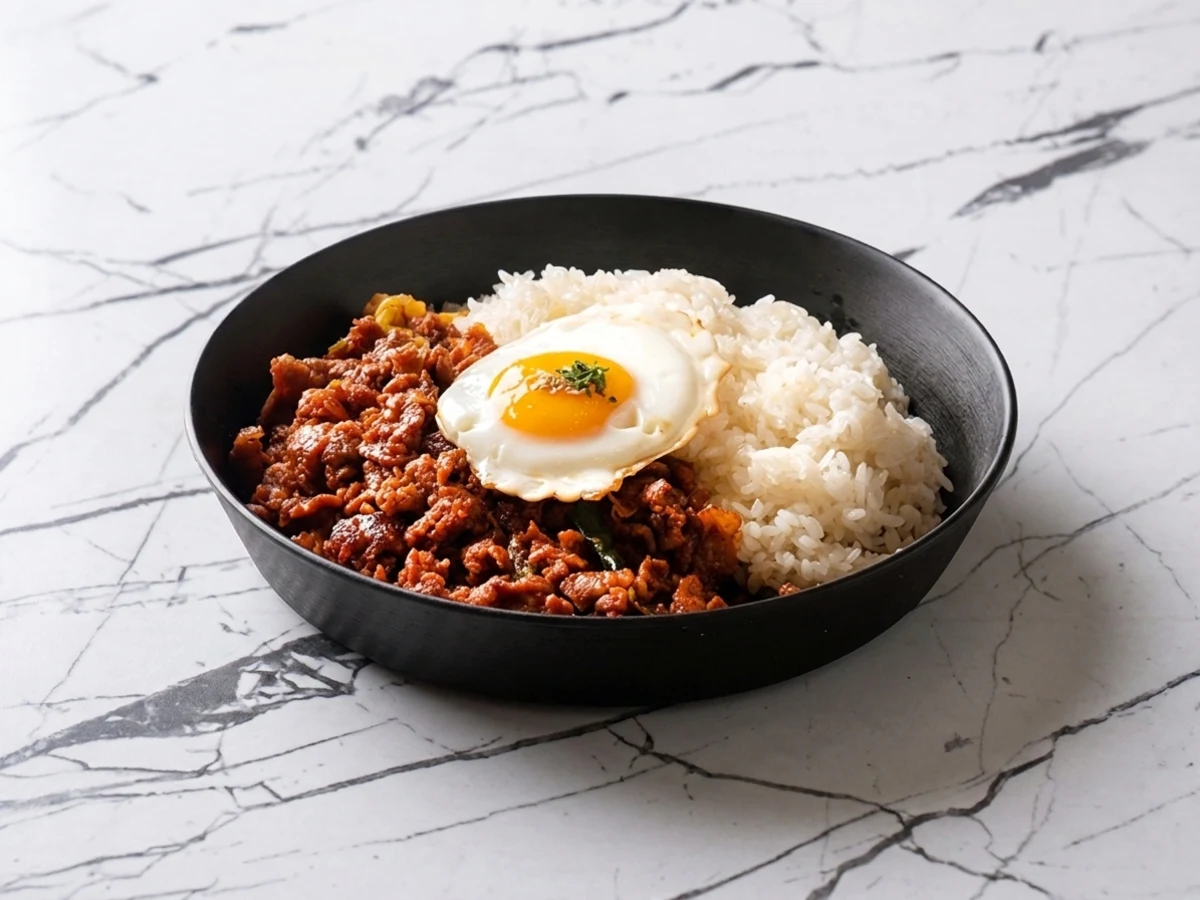 SPICY PORK RICE BOWL