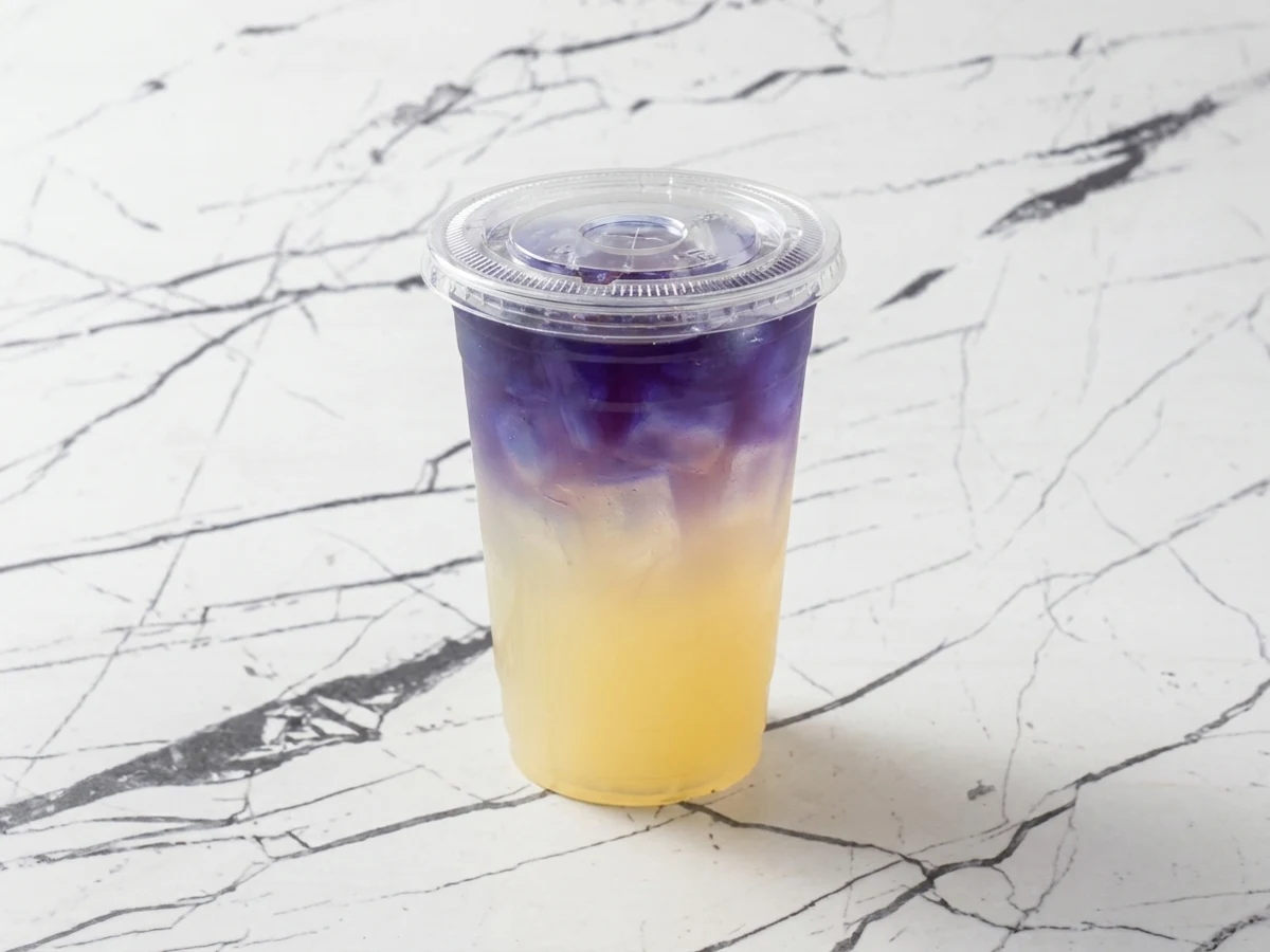 Butterfly Pea Yuzu Lemonade
